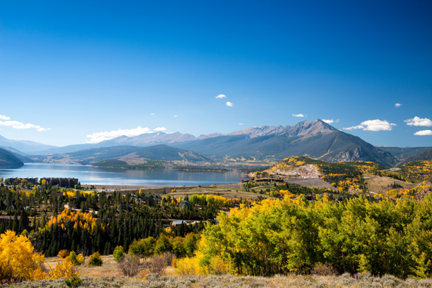 Dillon Reservoir's Fall Colors